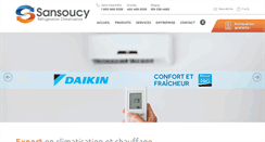 Desktop Screenshot of climatisationsansoucy.com